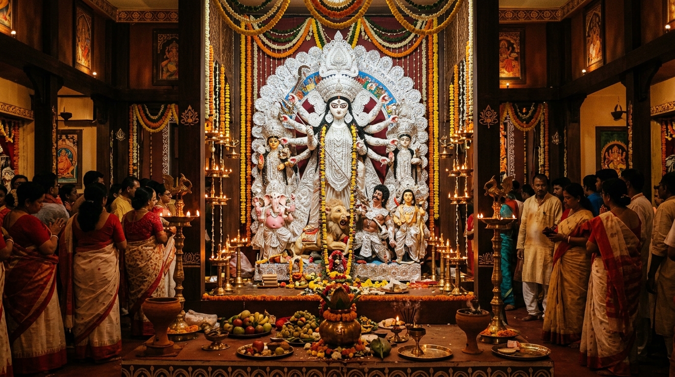 BAGBAZAR SARBOJANIN DURGOTSAV & EXHIBITION darshan photo 1